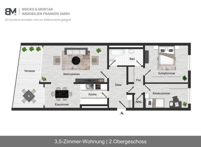Wohnung zum Kauf 395.000 € 3,5 Zimmer 110 m² 2. Geschoss Maxfeld Nürnberg 90409