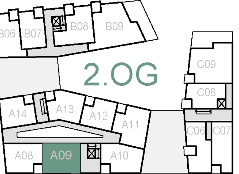 Wohnung zum Kauf provisionsfrei 307.560 € 2 Zimmer 66,1 m² 2. Geschoss Melle-Mitte Melle 49324