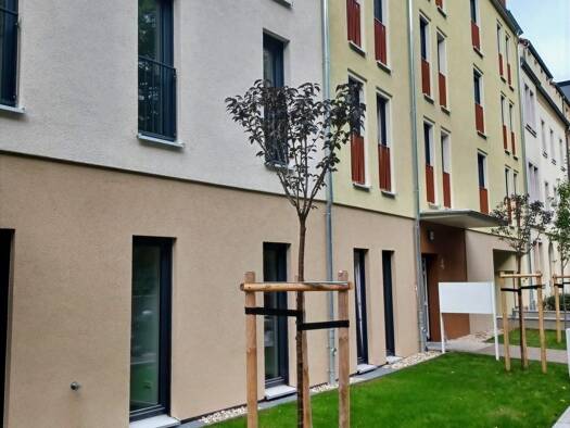 Wohnung zur Miete - Erstbezug 721 € 2 Zimmer 48,1 m² 1. Geschoss frei ab sofort Agnes-Smedley-Straße Löbtau-Nord Dresden 01187
