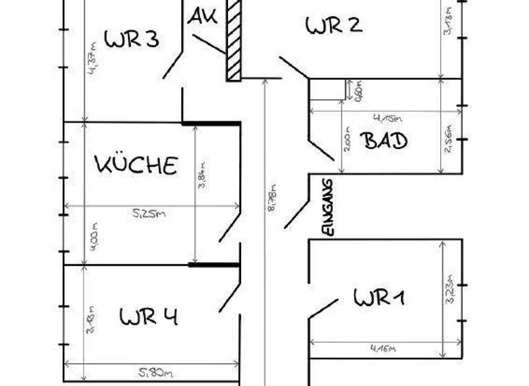 Wohnung zur Miete 1.320 € 4 Zimmer 109,6 m² 1. Geschoss frei ab sofort Kesselsdorfer Straße 175 Naußlitz Dresden 01169