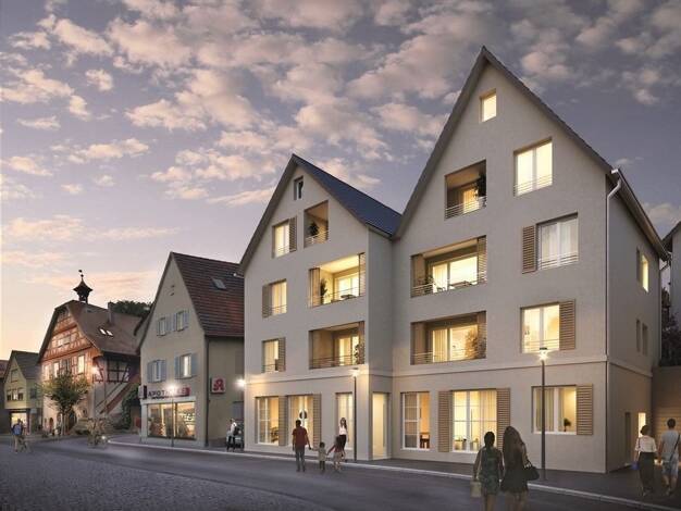 Wohnung zum Kauf - Neubau provisionsfrei 378.800 € 3 Zimmer 68 m² 1. Geschoss Beinstein Waiblingen 71334