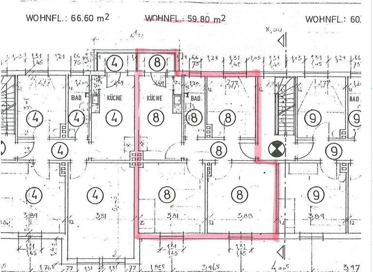 Wohnung zum Kauf 115.000 € 3 Zimmer 59 m² 1. Geschoss Ohlenhof Bremen 28239