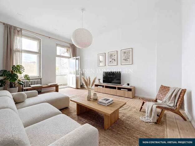 Wohnung zum Kauf 249.900 € 2 Zimmer 57,7 m² 3. Geschoss Philippistraße 3 Charlottenburg Berlin 14059