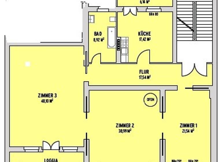 Wohnung zum Kauf 639.800 € 3 Zimmer 160,3 m² 1. Geschoss Oberschöneweide Berlin / Oberschöneweide 12459