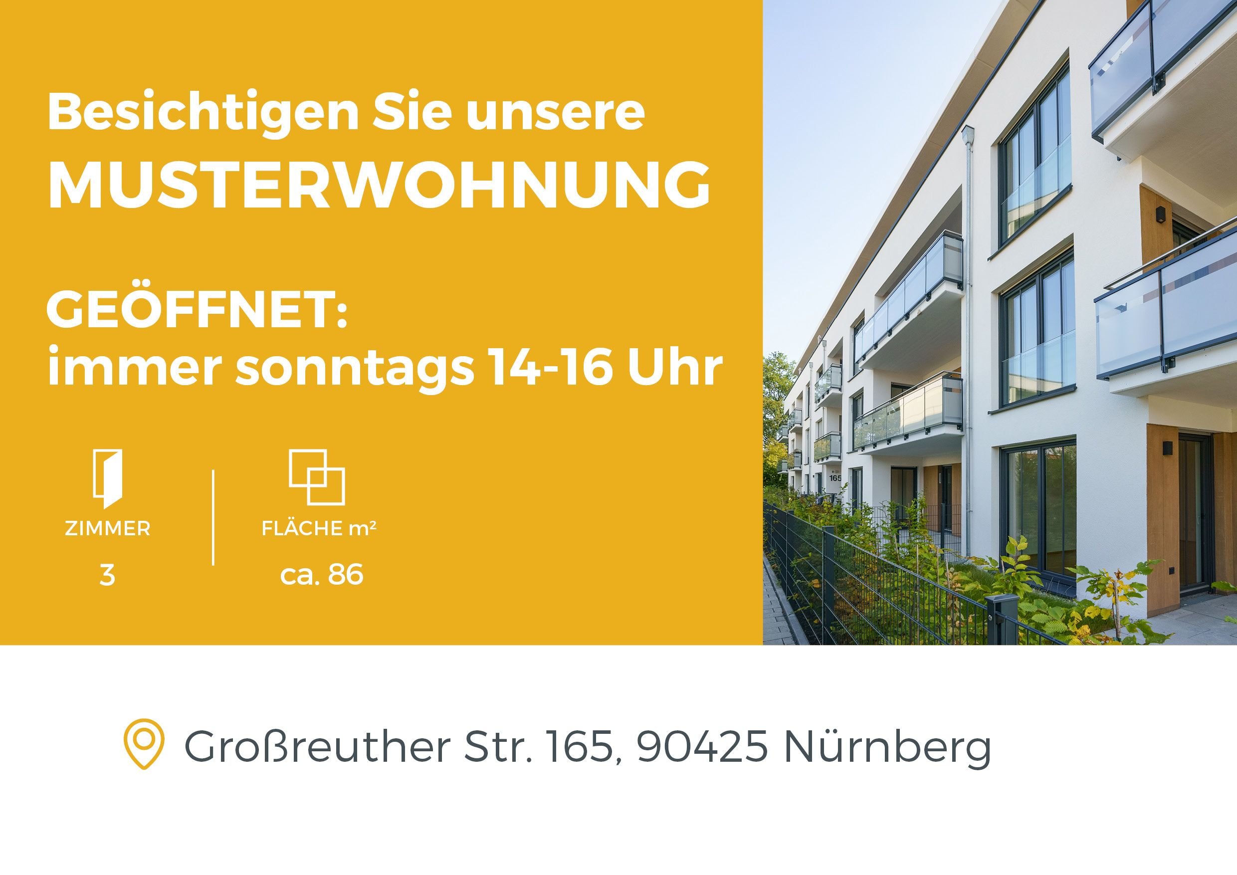 Wohnung zum Kauf provisionsfrei 742.950 € 3 Zimmer 83,5 m²<br/>Wohnfläche 2.<br/>Geschoss Großreuther Straße 165 Marienberg Nürnberg 90425