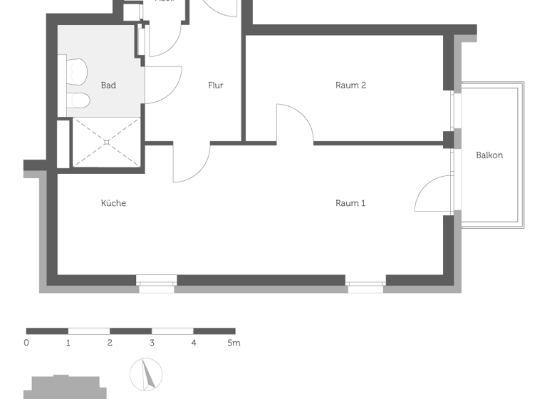 Wohnung zur Miete 866 € 2 Zimmer 57,7 m² 1. Geschoss frei ab sofort Boca-Raton-Str. 7 Spandau Berlin 13587