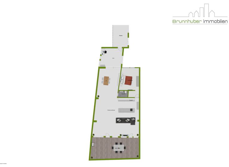 Loft zur Miete 1.300 € 2 Zimmer 136,8 m²<br/>Wohnfläche 1.<br/>Geschoss Altstadt Schweinfurt 97421