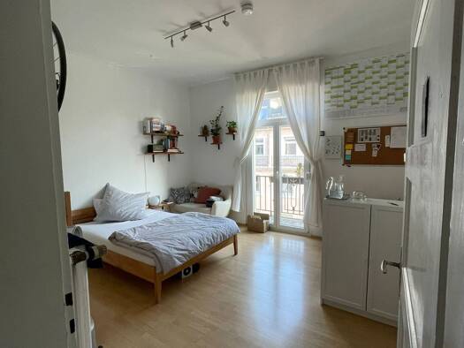 WG-Zimmer zur Miete 430 € 17,5 m² Geschoss 2/4 frei ab sofort Karl-Hoffmann-Straße 8 Südweststadt Karlsruhe 76137