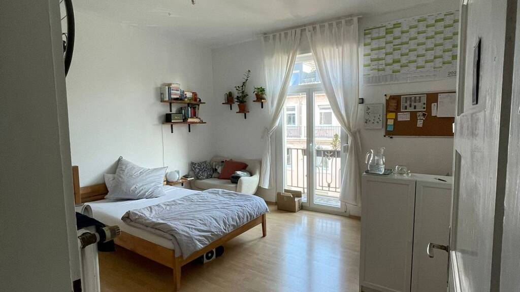 WG-Zimmer zur Miete 430 € 17,5 m² Geschoss 2/4 frei ab sofort Karl-Hoffmann-Straße 8 Südweststadt Karlsruhe 76137