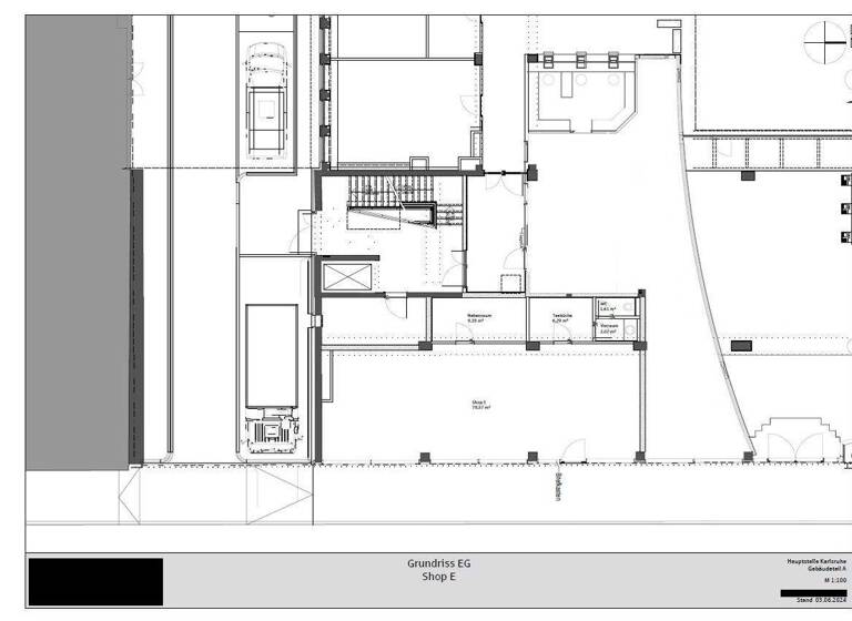 Laden zur Miete provisionsfrei 2.750 € 1 Zimmer 81 m² Verkaufsfläche Innenstadt-West Karlsruhe / Innenstadt-West 76133