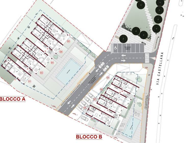 Studio zum Kauf - Erstbezug 260.000 € 2 Zimmer 86 m² EG frei ab sofort Via Castellana Soiano del Lago