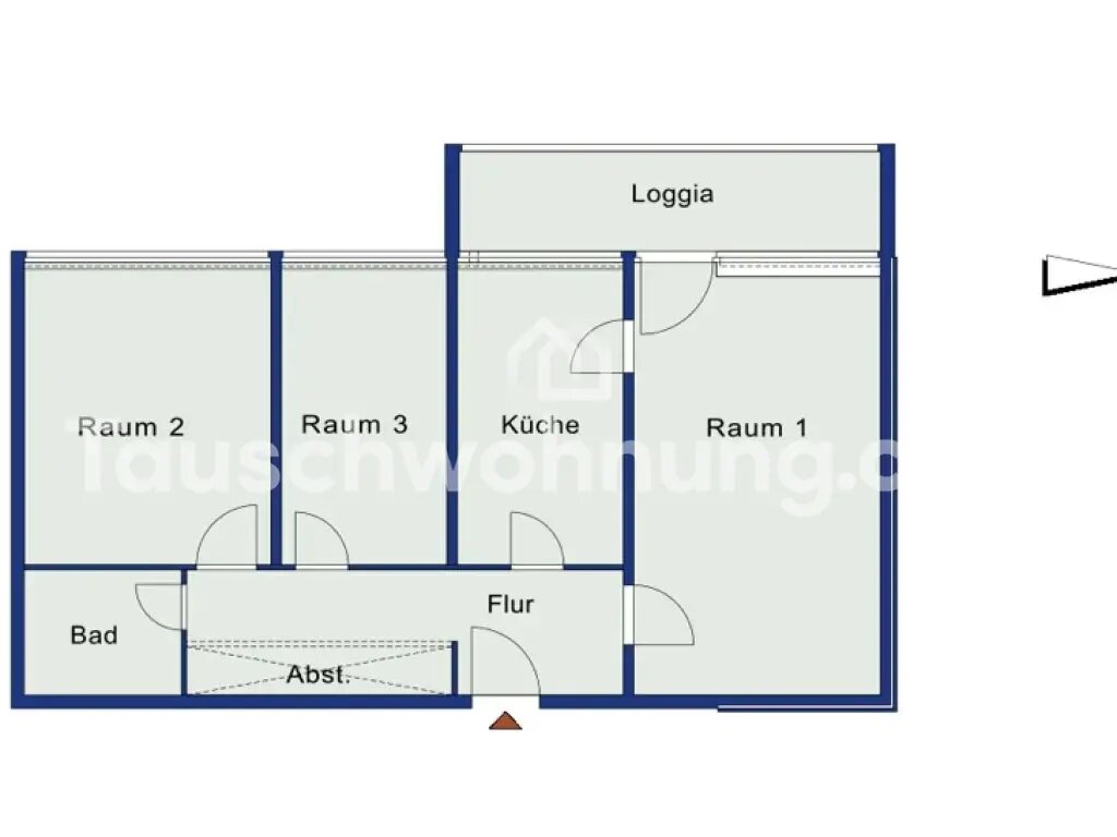 Wohnung zur Miete 524 € 2,5 Zimmer 74 m²<br/>Wohnfläche 8.<br/>Geschoss Tegel Berlin 13507