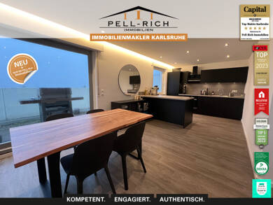 Penthouse zur Miete 1.350 € 2 Zimmer 101 m² Ettlingen 76275