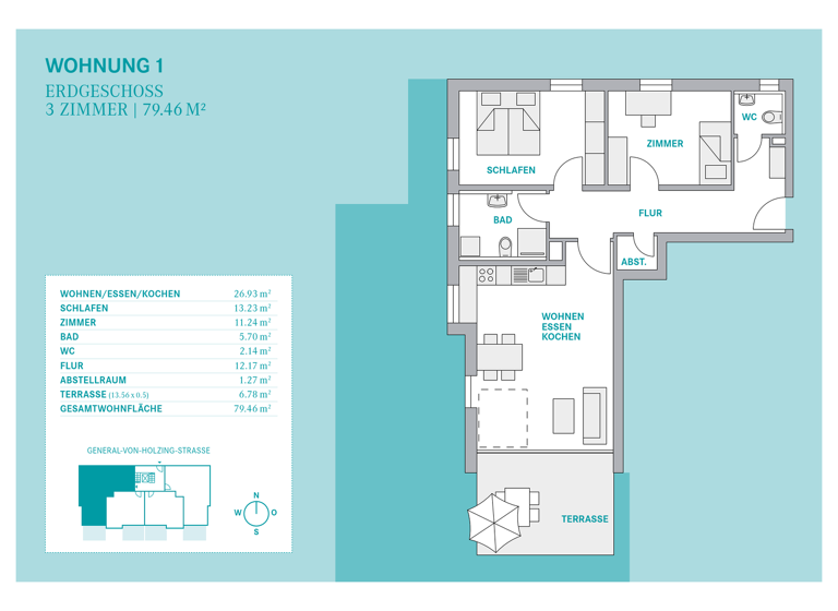 Wohnung zum Kauf provisionsfrei 495.000 € 3 Zimmer 79,5 m² Bollschweil 79283