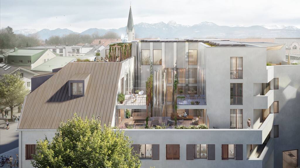 Wohnung zum Kauf - Erstbezug provisionsfrei 800.000 € 2 Zimmer 86 m² 3. Geschoss Kirchzeile 1 Bad Aibling 83043