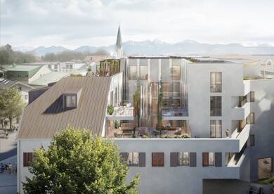 Wohnung zum Kauf - Neubau provisionsfrei 790.000 € 2 Zimmer 86 m² 3. Geschoss Kirchzeile 1 Bad Aibling Bad Aibling 83043