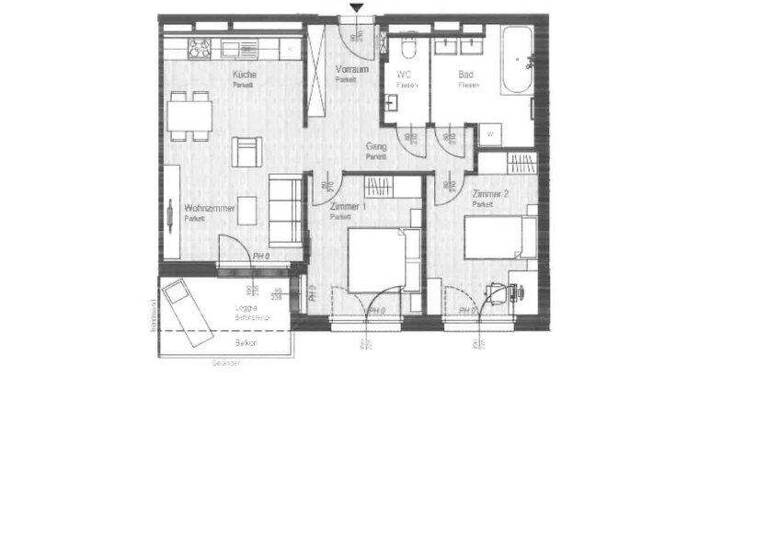 Wohnung zur Miete 856 € 3 Zimmer 69,9 m² 3. Geschoss St. Pölten 3100