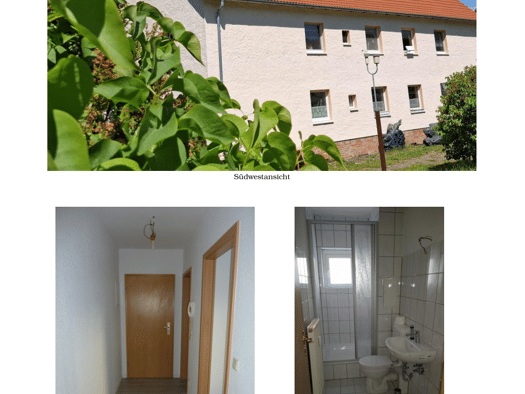 Wohnung zur Miete 325 € 3 Zimmer 50 m² Geschoss EG/2 frei ab 01.12.2026 Goethestraße 10 Mücheln Mücheln (Geiseltal) 06249