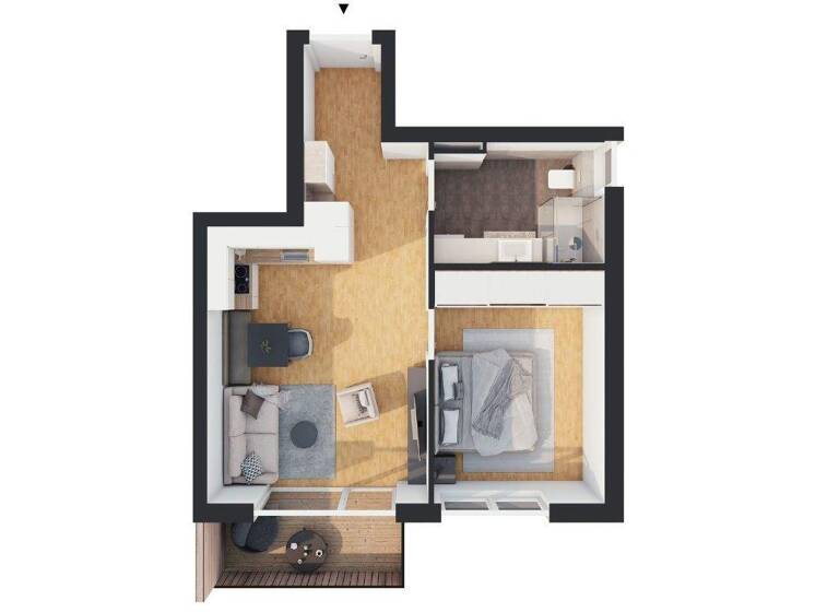 Wohnung zum Kauf - Neubau provisionsfrei 239.000 € 2 Zimmer 43,5 m² 1. Geschoss Lehn 17 Längenfeld 6444