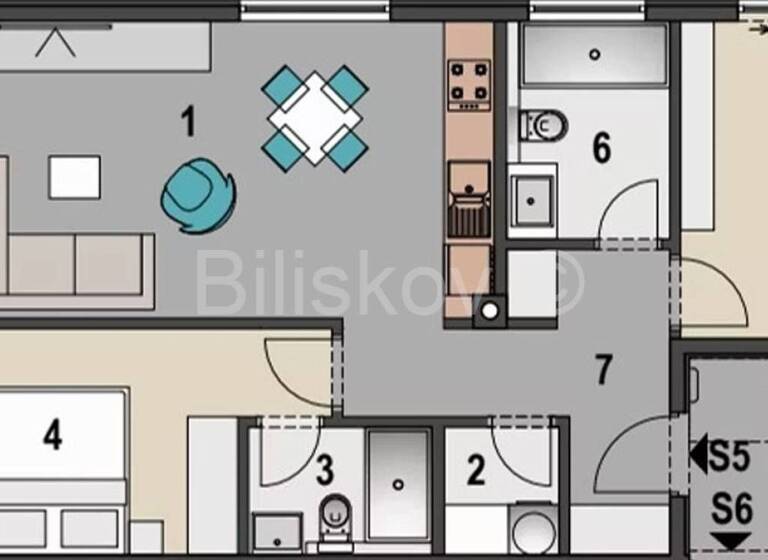 Wohnung zum Kauf 280.000 € 5 Zimmer 78 m² 2. Geschoss Kolan
