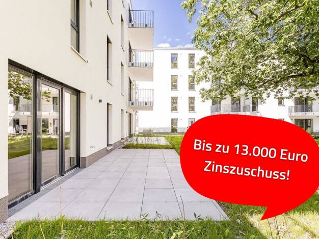 Terrassenwohnung zum Kauf - Neubau provisionsfrei 309.893 € 2 Zimmer 64,2 m² EG Zeesen Königs Wusterhausen 15711