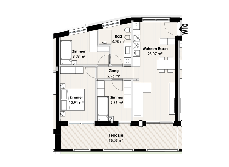 Wohnung zum Kauf 450.000 € 4 Zimmer 69 m² 1. Geschoss Ritten 39054
