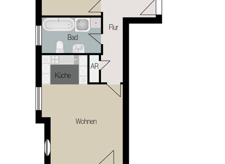 Wohnung zum Kauf 170.000 € 3 Zimmer 71,9 m² EG Kleinzschocher Leipzig 04229