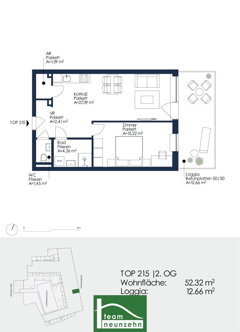 Wohnung zur Miete 656 € 2 Zimmer 52,3 m²<br/>Wohnfläche 2.<br/>Geschoss Neubaugasse 43 Lend Graz 8020