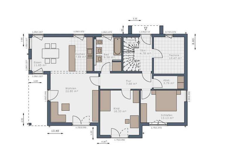 Mehrfamilienhaus zum Kauf provisionsfrei 619.600 € 6 Zimmer 202 m² 696 m² Grundstück Feldhausen Gammertingen-Feldhausen 72501