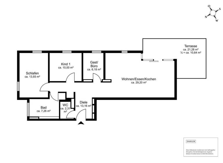 Terrassenwohnung zum Kauf 479.000 € 4 Zimmer 92,7 m² EG Traunreut 83301