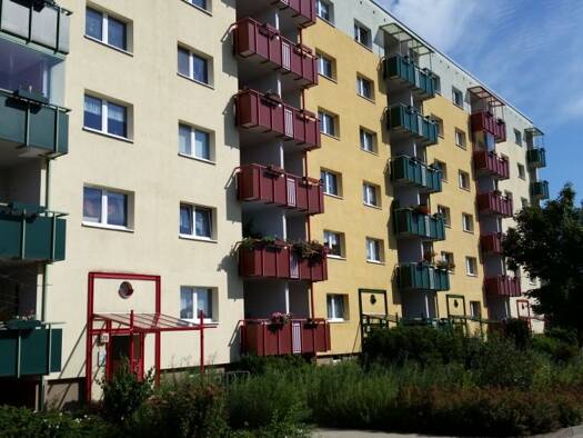 Wohnung zur Miete 380 € 3 Zimmer 64,8 m² 5. Geschoss Wiesenstraße 14 Vogelsang Stralsund 18437