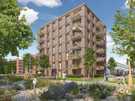 Wohnung zur Miete - Erstbezug 1.030 € 2 Zimmer 68,7 m² 4. Geschoss frei ab 01.07.2026 Am Tabakquartier 50 Woltmershausen Bremen 28197