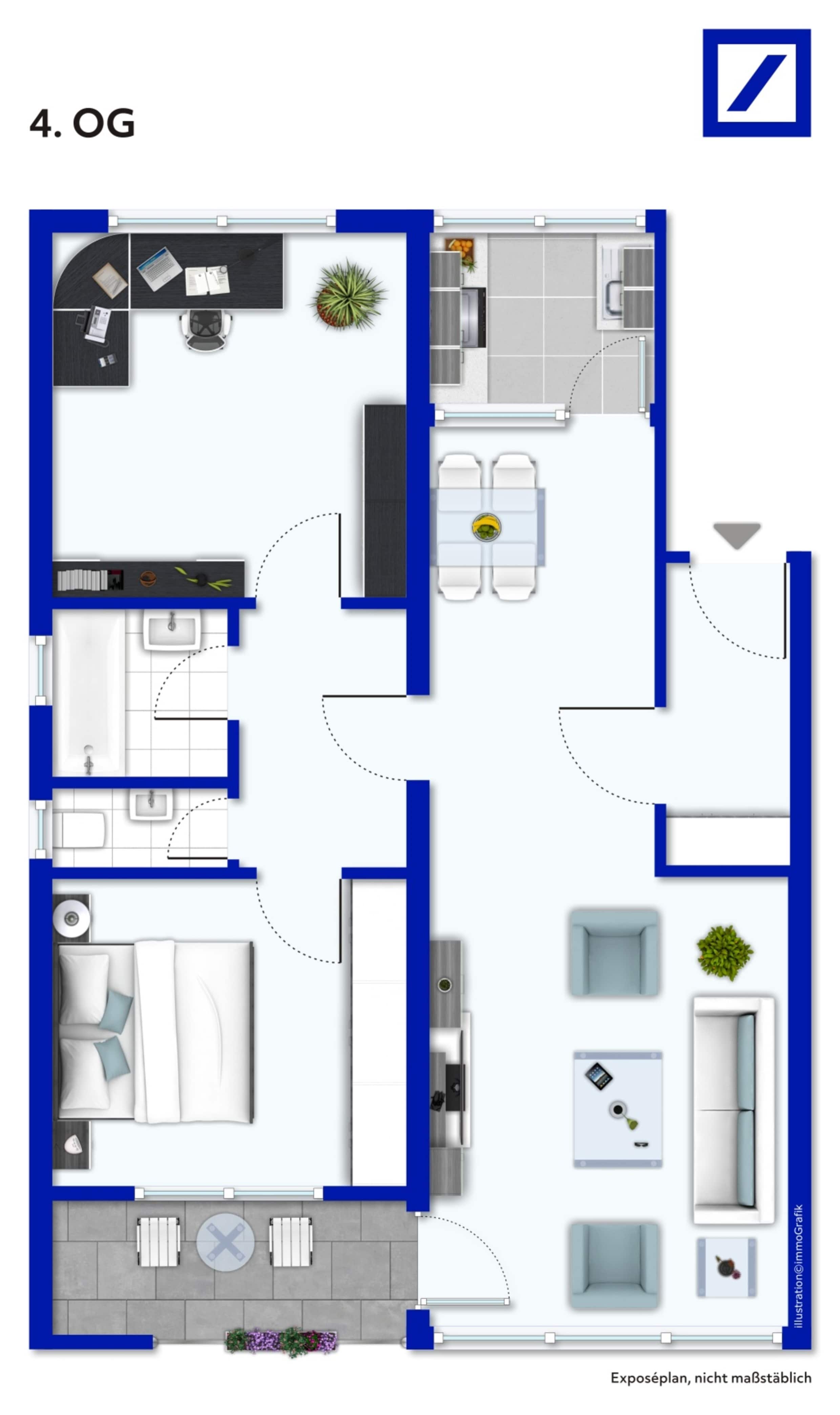 Wohnung zum Kauf 230.000 € 3 Zimmer 74,2 m²<br/>Wohnfläche Möglingen 71696