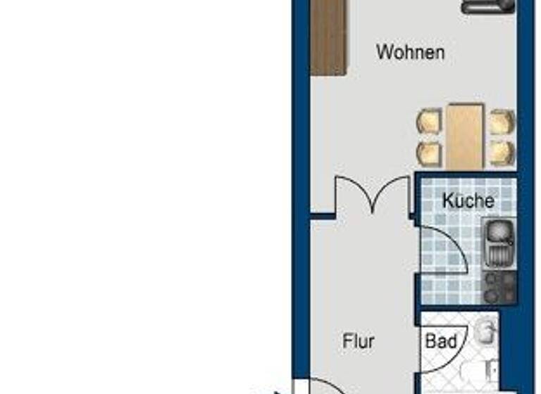 Wohnung zur Miete 585 € 2 Zimmer 64,4 m² frei ab 16.05.2026 Comeniusstr. 30D Johannstadt-Süd Dresden 01307