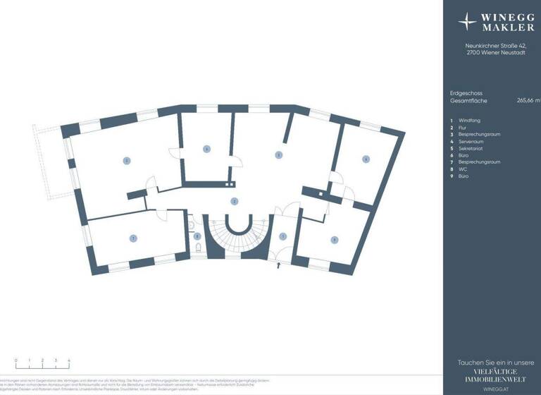 Bürogebäude zum Kauf 13 Zimmer 617,9 m² Bürofläche Neunkirchner Straße Wiener Neustadt 2700