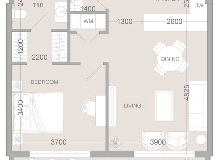 Wohnung zum Kauf provisionsfrei 278.801 € 2 Zimmer 70,9 m² Dubai 00000