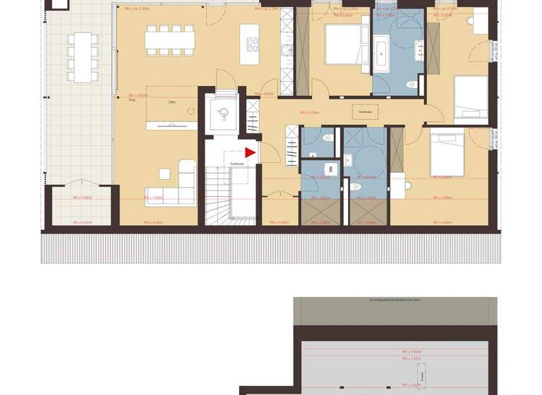 Wohnung zum Kauf - Erstbezug 1.564.000 € 4 Zimmer 136,1 m² Auf dem Bühel 1 Wolfurt 6922