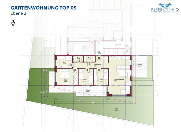 Wohnung zum Kauf 532.400 € 4 Zimmer 96,6 m² Sautens 6432