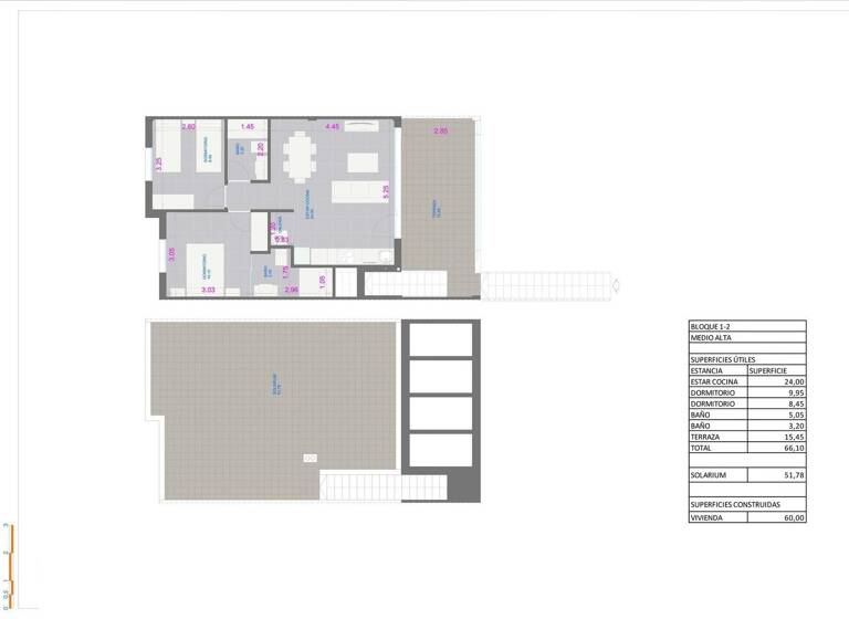 Bungalow zum Kauf provisionsfrei 285.000 € 3 Zimmer 66 m² 66 m² Grundstück Calle denia Pilar de la Horadada 03190