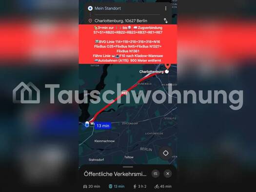 Studio zur Miete Tauschwohnung 214 € 1 Zimmer 32 m² 2. Geschoss Nikolassee Berlin 14109