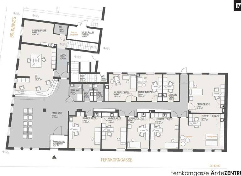 Praxis zum Kauf - Erstbezug 10,5 Zimmer Wien 1100