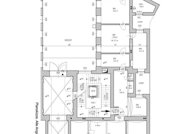 Bürofläche zur Miete 19 € Wien, Innere Stadt / Wien 1., Innere Stadt 1010