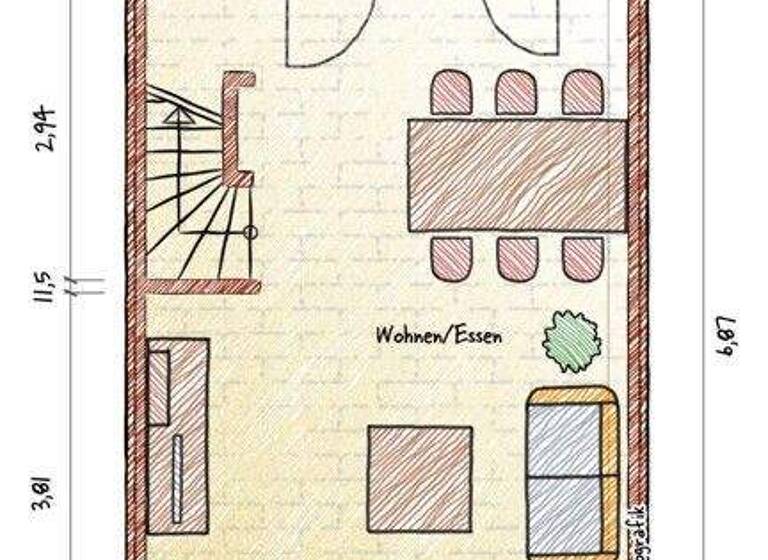 Reihenmittelhaus zum Kauf 349.000 € 5 Zimmer 120 m² 147 m² Grundstück Schwandorf 92421