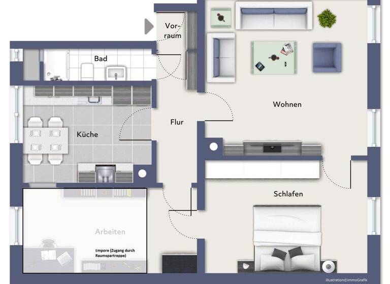 Wohnung zum Kauf 520.000 € 3 Zimmer 76,3 m² 2. Geschoss Neuenheim Heidelberg 69120