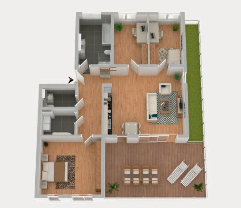 Wohnung zum Kauf provisionsfrei 782.125 € 4 Zimmer 124,4 m²<br/>Wohnfläche 3.<br/>Geschoss St.-Jürgen-Schule Schleswig 24837