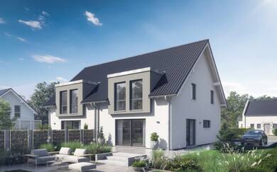 Doppelhaushälfte zum Kauf provisionsfrei 551.254 € 4 Zimmer 129 m² 596 m² Grundstück Möbisburg-Rhoda Erfurt Möbisburg 99094