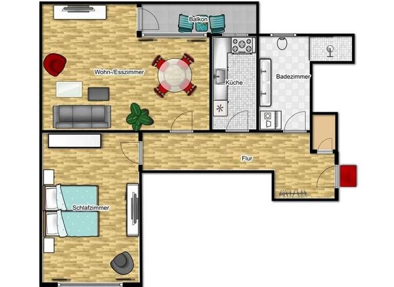 Wohnung zur Miete Wohnen auf Zeit 1.800 € 2 Zimmer 80 m²<br/>Wohnfläche ab sofort<br/>Verfügbarkeit Rüttenscheid Essen 45131