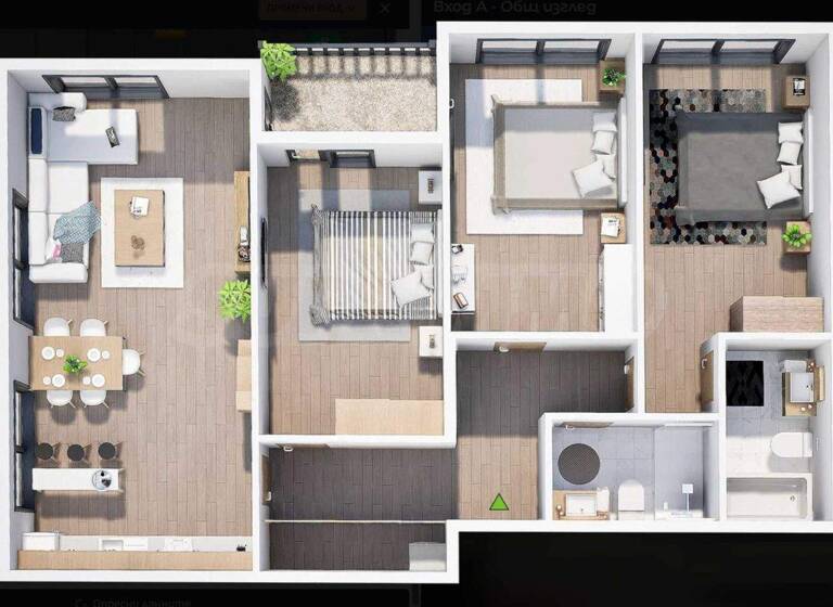 Studio zum Kauf 229.928 € 4 Zimmer 141,1 m² Plovdiv