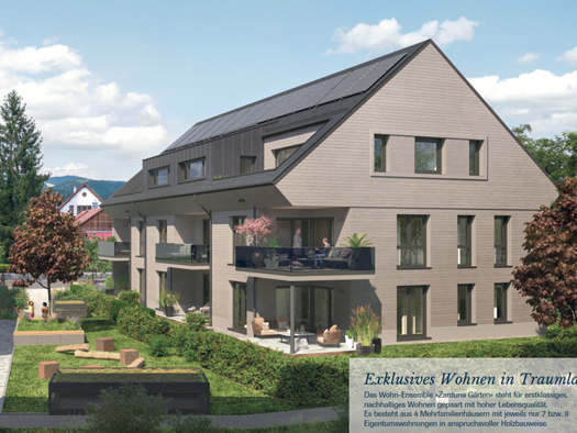 Wohnung zum Kauf - Erstbezug provisionsfrei 599.600 € 3 Zimmer 75,4 m² 1. Geschoss frei ab sofort Bundesstraße 27 Zarten Kirchzarten 79199