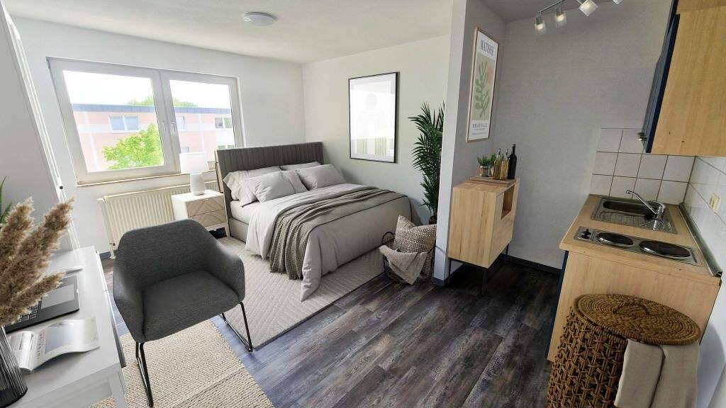 Studio zur Miete 299 € 1 Zimmer 25 m² Braunschweig 38112